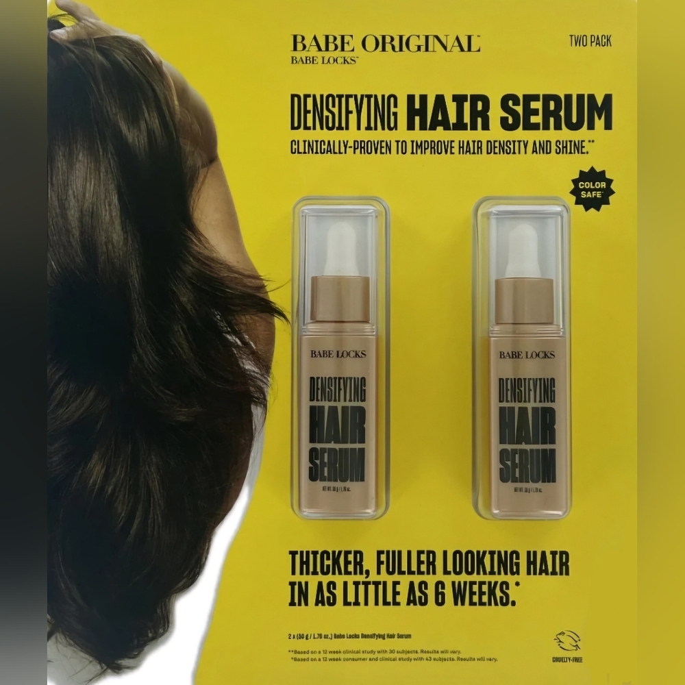 Babe Original Densifying Hair Serum 1.76 Ounce (Pack of 2)